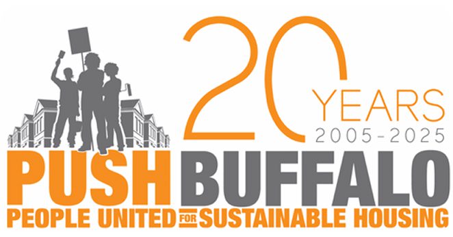 PUSH Buffalo 2005-2025 Celebration Banner