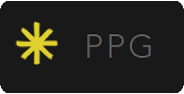 PPG logo with yellow star symbol